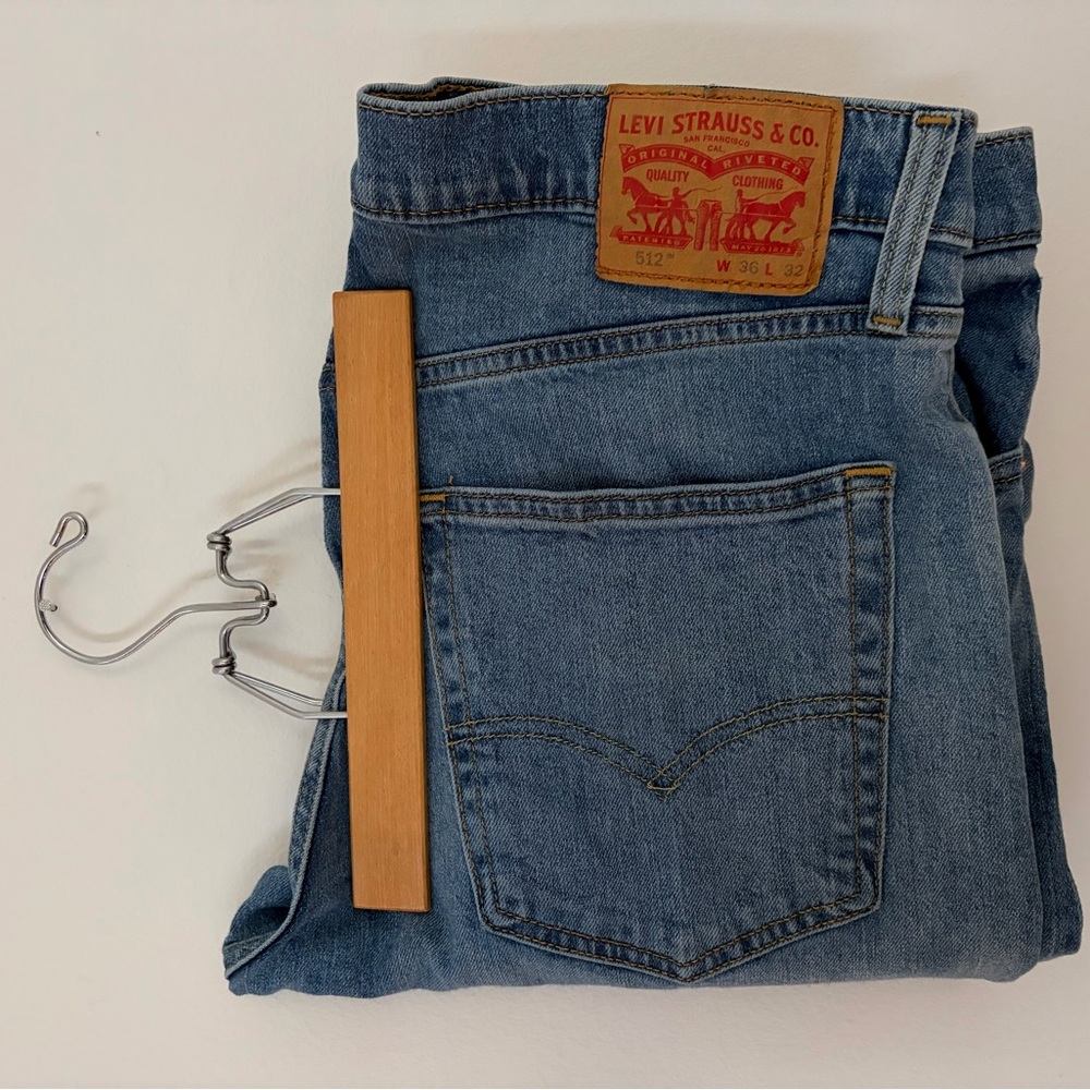 Levi's Classic Denim Slim Straight Jeans (W36 L32)